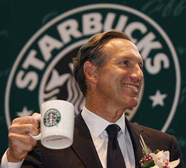 Howard Schultz, CEO de Starbucks