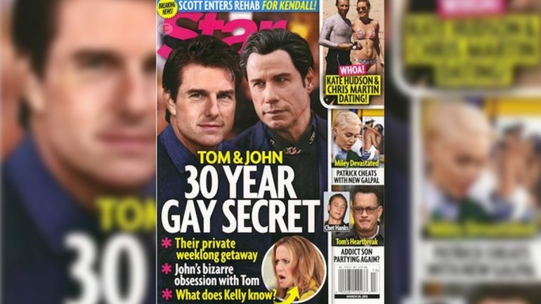 Una supuesta relación entre Tom Cruise  John Travolta
