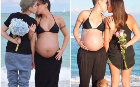 Viral: La foto de dos mujeres lesbianas embarazadas
