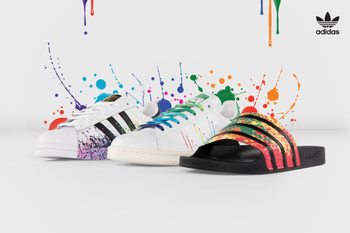 Adidas y sus zapatillas con guiños al colectivo LGBT